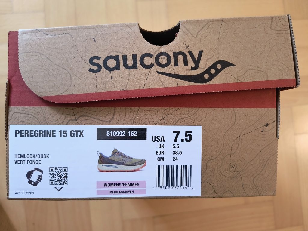 Saucony Peregrine 15 GTX damskie rozm 38.5 nowe