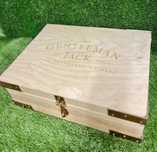 Skrzynka prezent swieta okazja hand made zestaw szklanki jack daniels