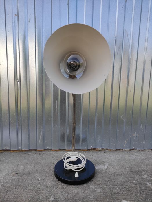 Stara lampa lampka biurkowa biurowa vintage retro art deco PRL DDR