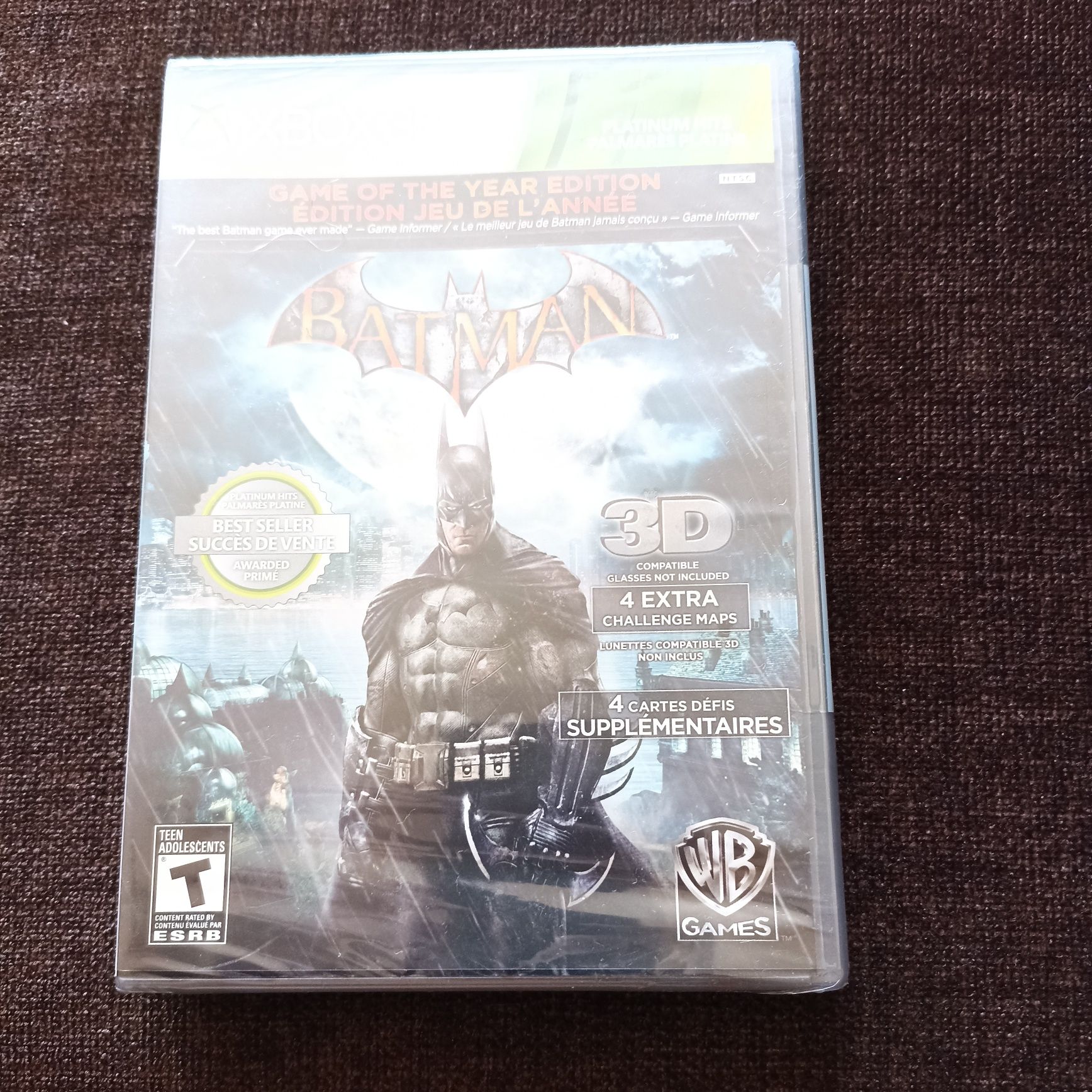 Batman Arkham Asylum Game of the year Edition Xbox 360