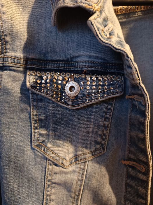 Katana jeansowa że stretchem