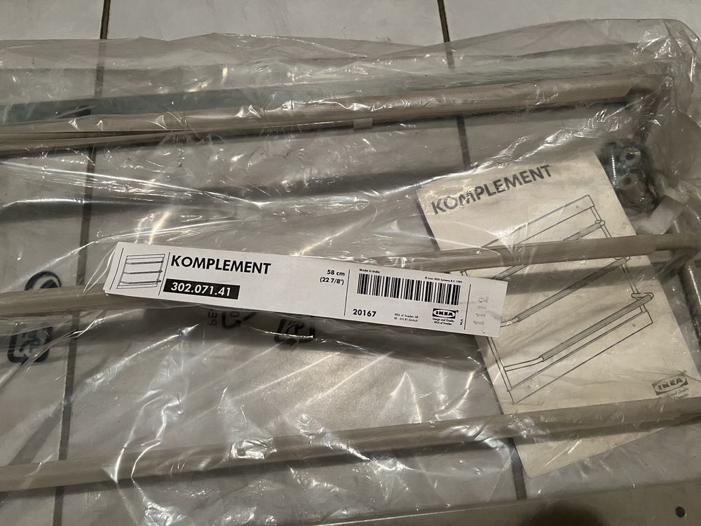 Ikea Komplement wieszak do szafy