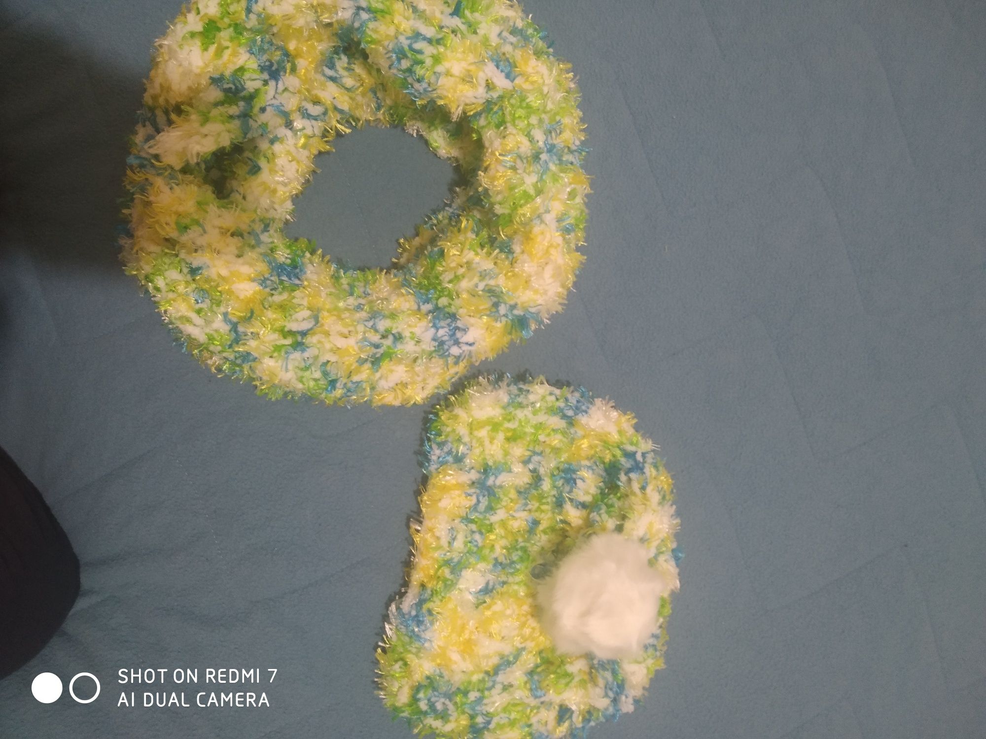 Conjunto de gola e gorro