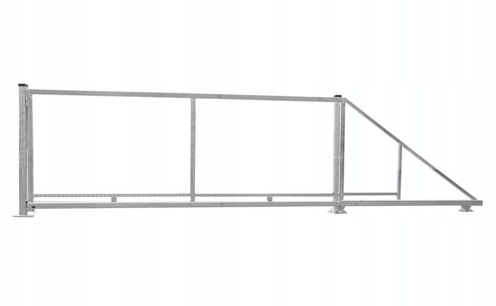 Najtańsza brama suwana przesuwna przesuwana 4m 4,5m 5m 5,5m 6m
