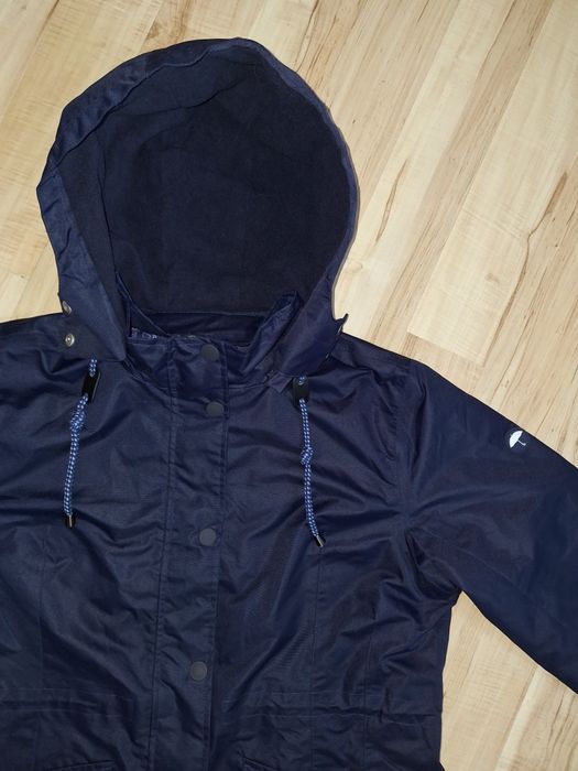 Cotton XL / XXL Kurtka parka zimowa damska – granatowa,kaptur, casual