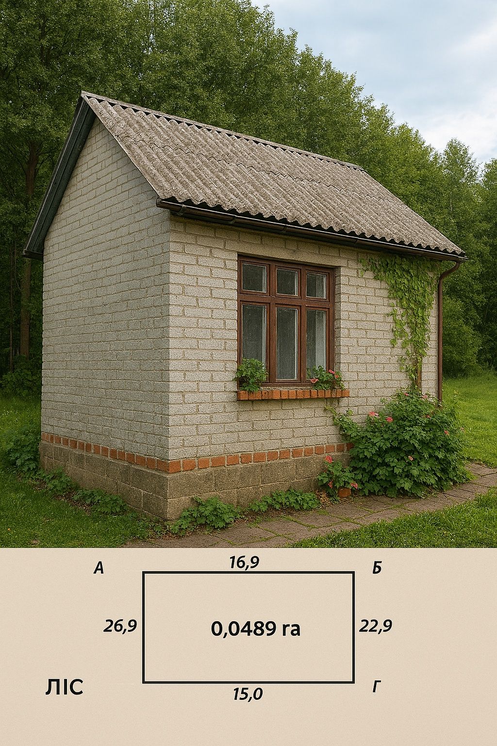 Соколовський масив дача зимовий варіант, межує з лісом