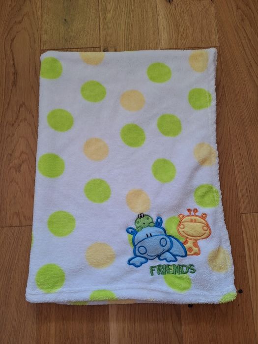 BabyOno kocyk niemowlecy z piszczałką koc