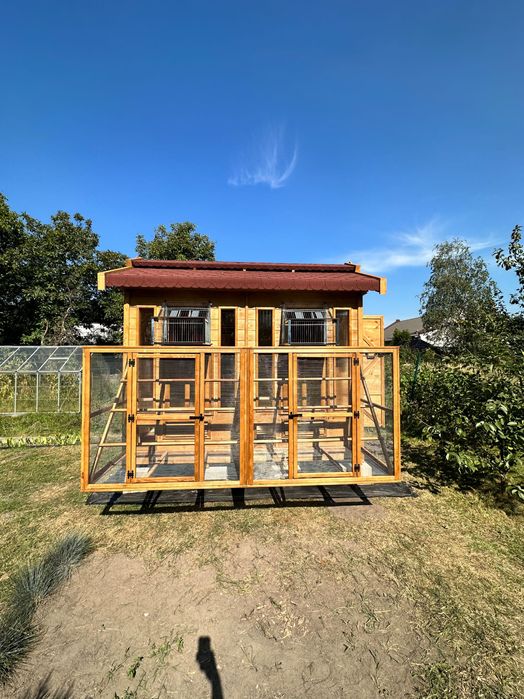Gołębnik 3m x 2m woliera 3m x 1m