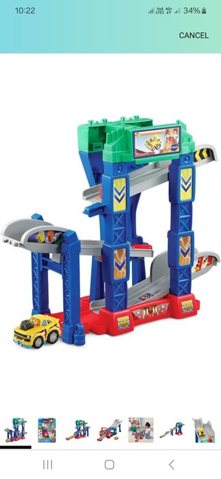 Набір vtech smart wheels zig-zag raceway трек гоночна траса Вітеч