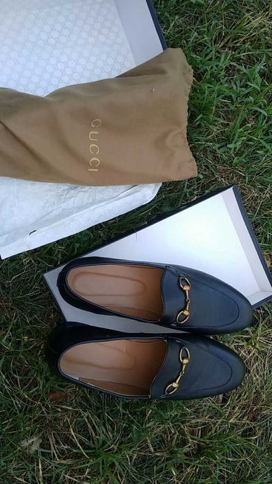 Gucci Betis Glamour Nero Jordaan Horsebit Mens Loafers