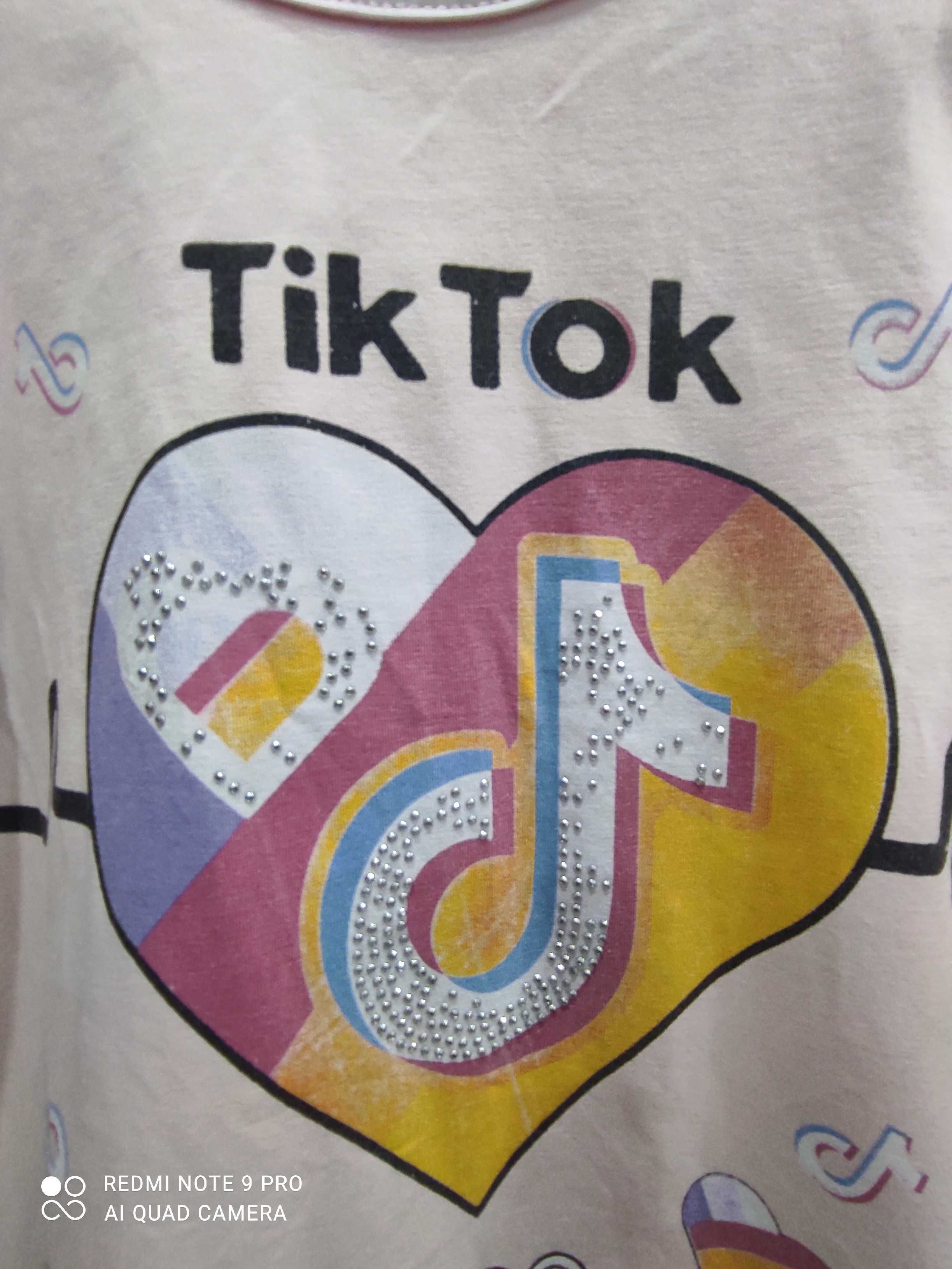 T-shirt tik tok dla dziewczynki