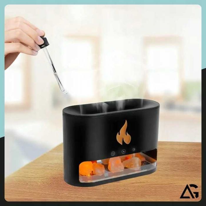 Nawilżacz Powietrza Kominek z Efektem Żywego Ognia LED NOWY