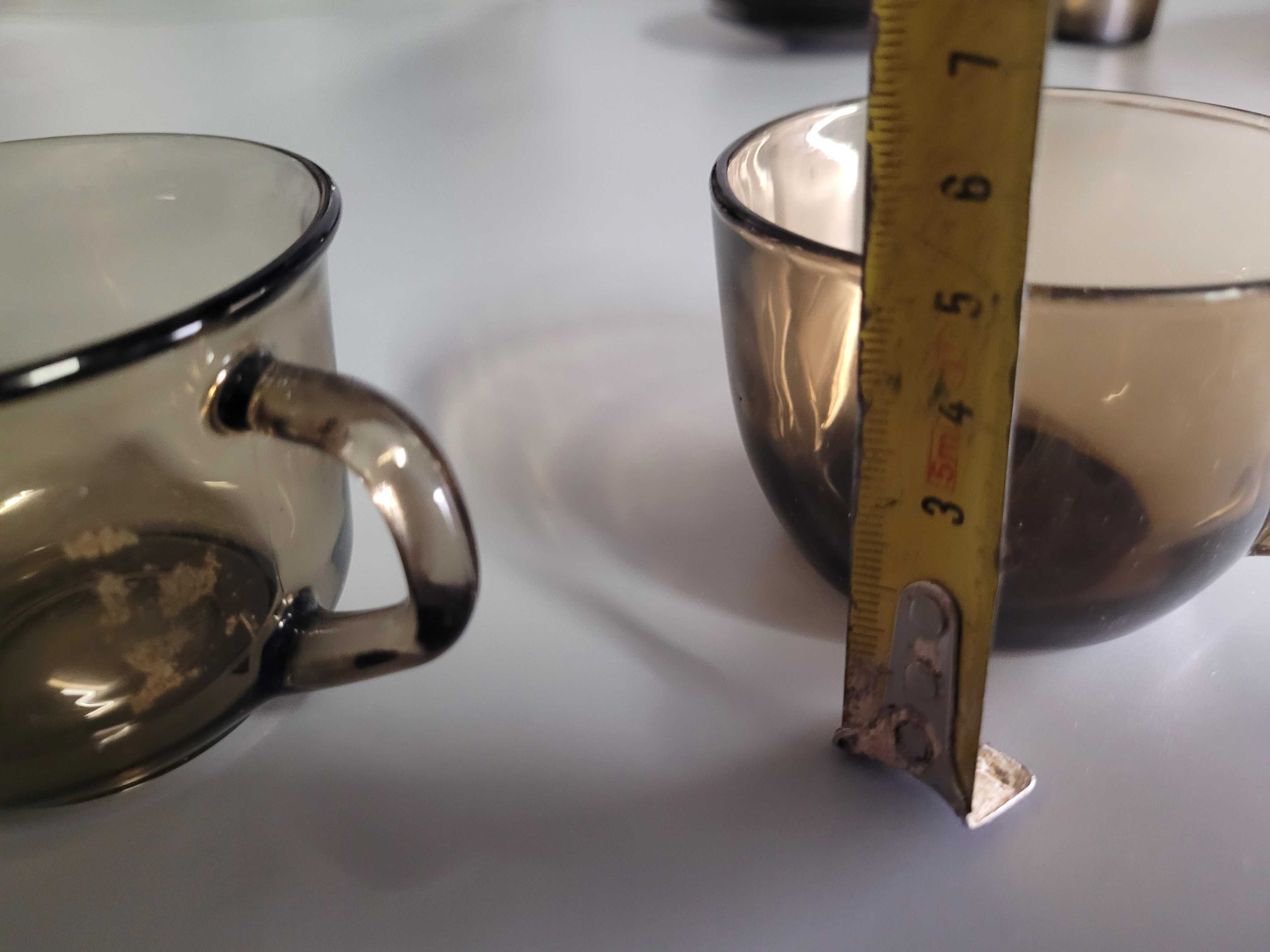 Komplet talerzykow deserowych 13 cm z filizankami arcoroc