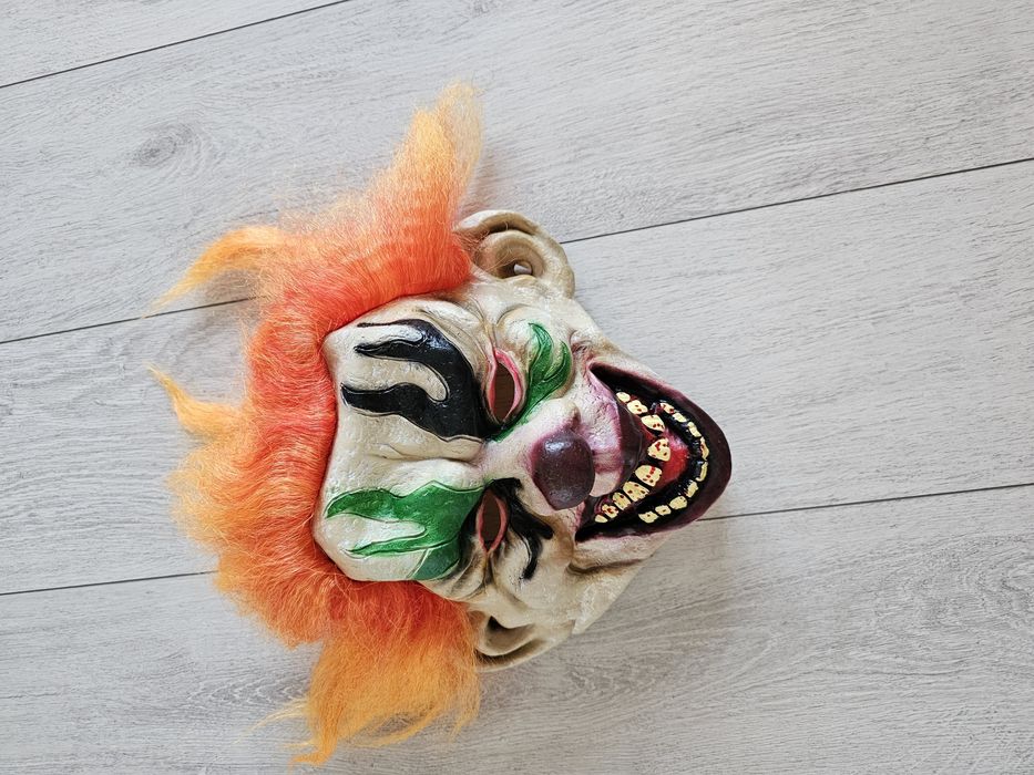Maska, horror, klaun, zęby, potworny clown,TO