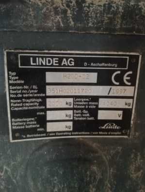 Wózek widłowy Linde H20
