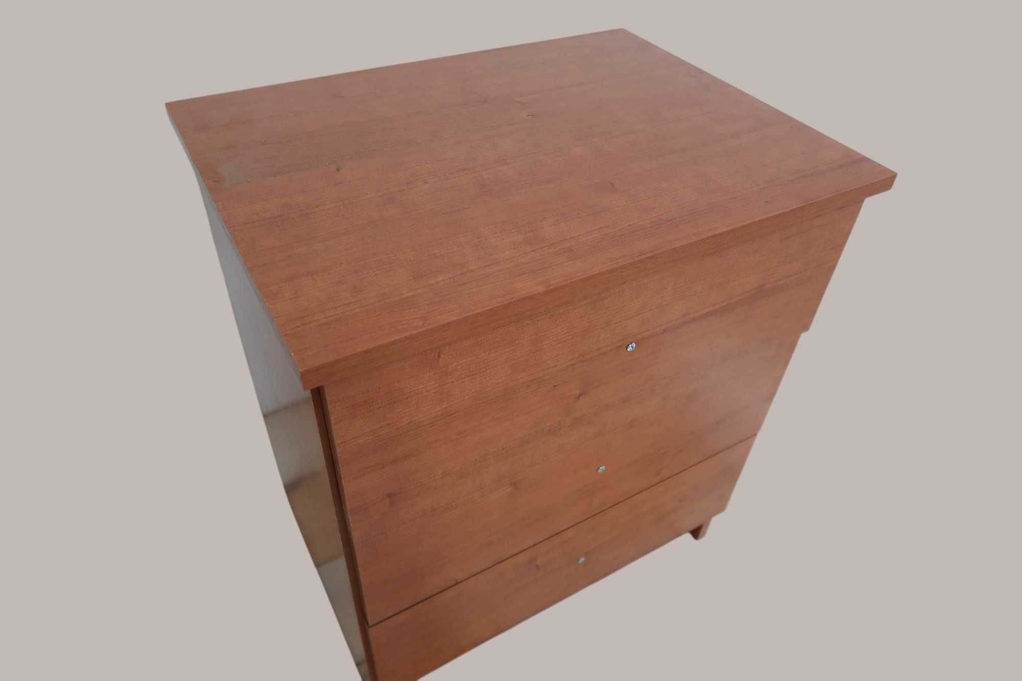 Mesa de Cabeceira c/ 3 Gavetas | Nova | Já Montada | Entrega Grátis
