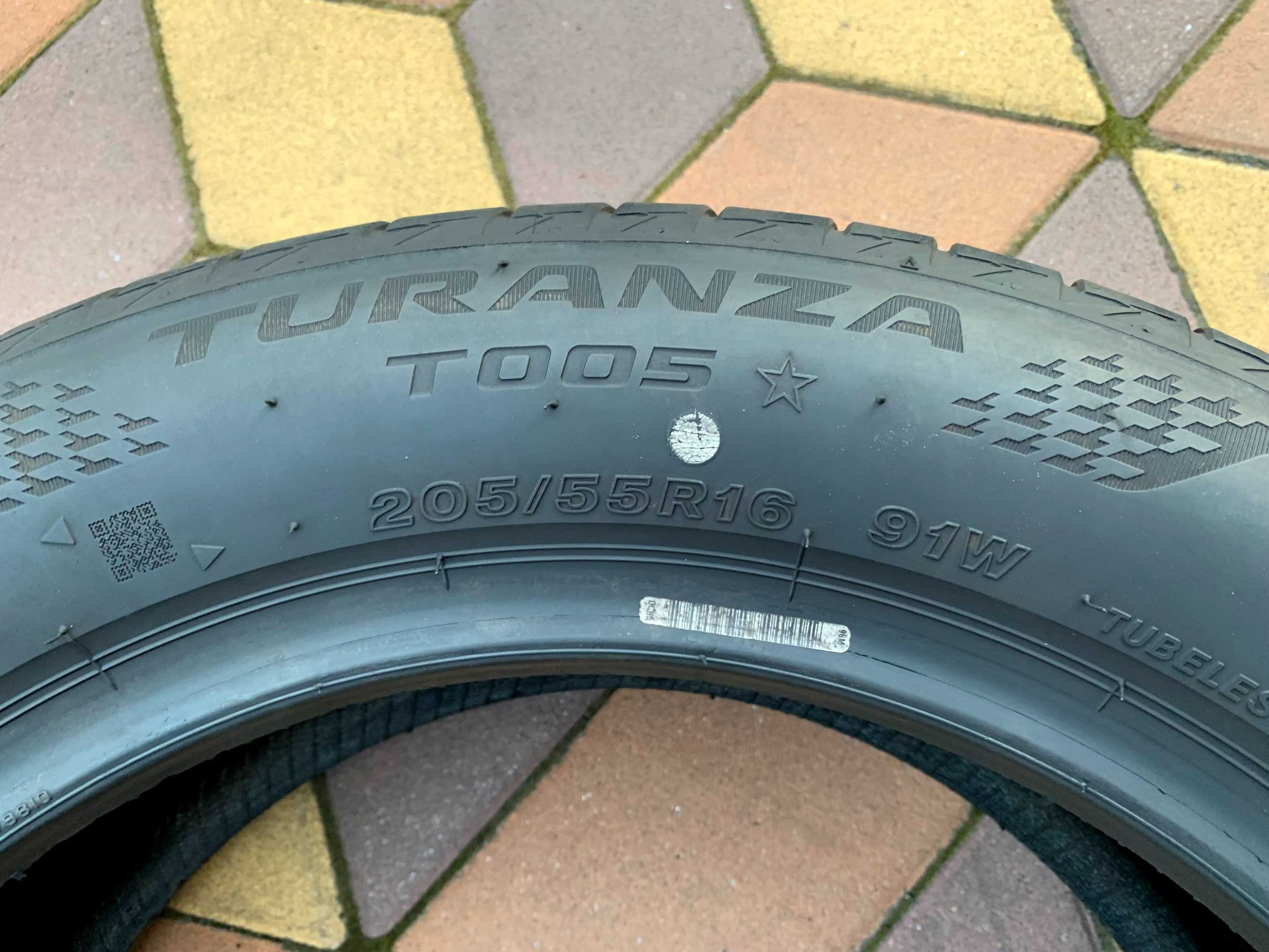 205/55 R16 Bridgestone Turanza T005. Шини літні 4 шт.