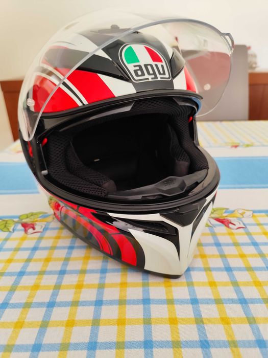 Capacete de moto agv k3