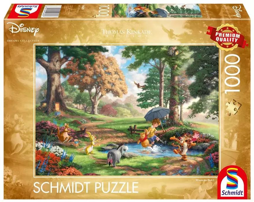 Puzzle PQ 1000 elementów. Kubuś Puchatek. Schmidt