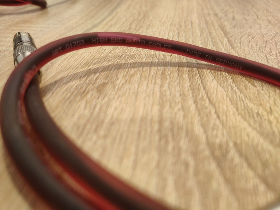 Niemiecki Kabel RCA 0.5ml red small