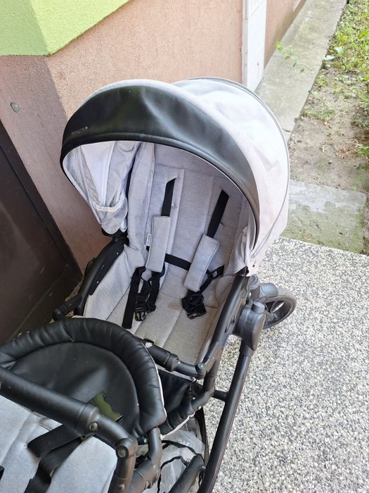 Wózek bebetto 3w1 używany dla bliźniaków