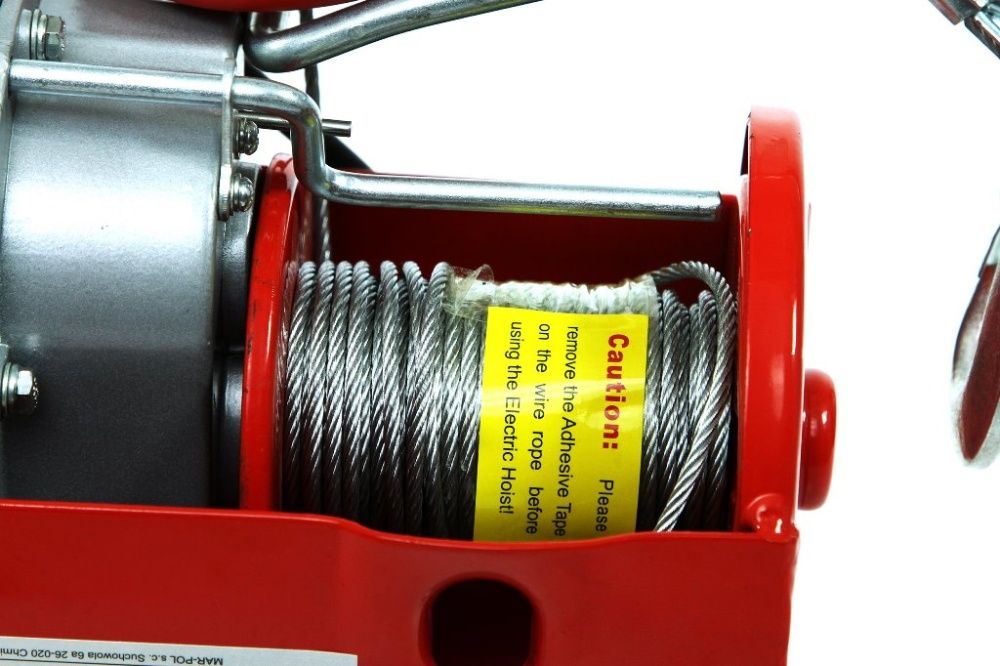 Wyciągarka budowlana linowa H-YT 125/250 230V