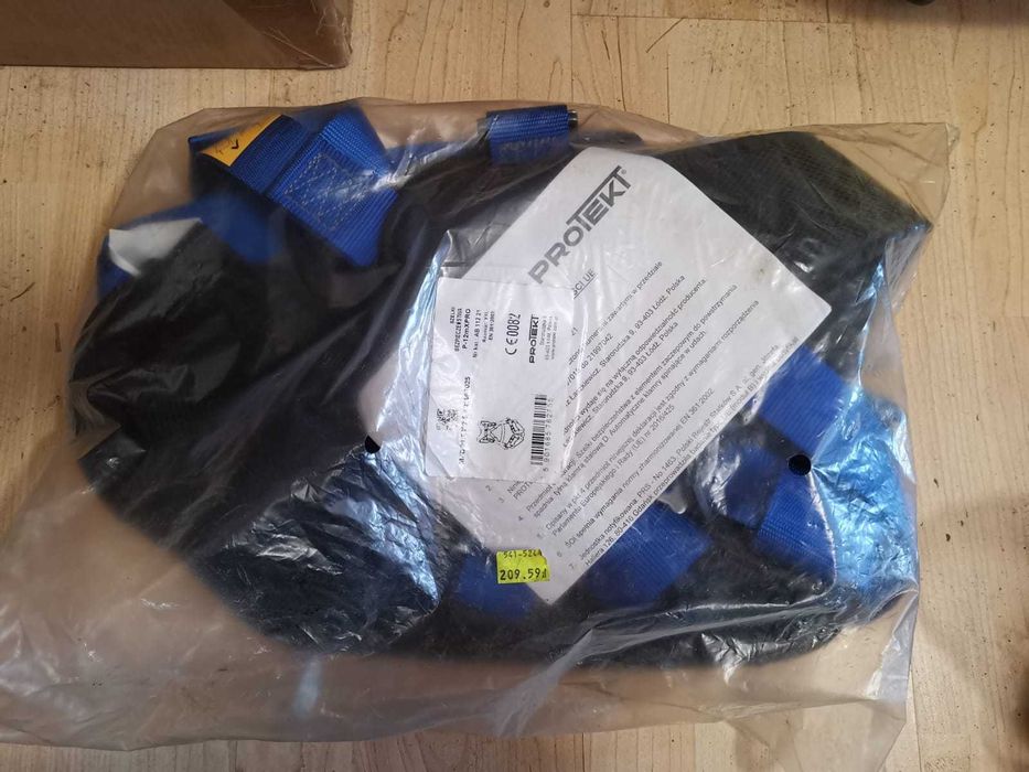 Szelki bezpieczeństwa P-12Xpro+Amortyzator ABM/LB 101+szelki P-03