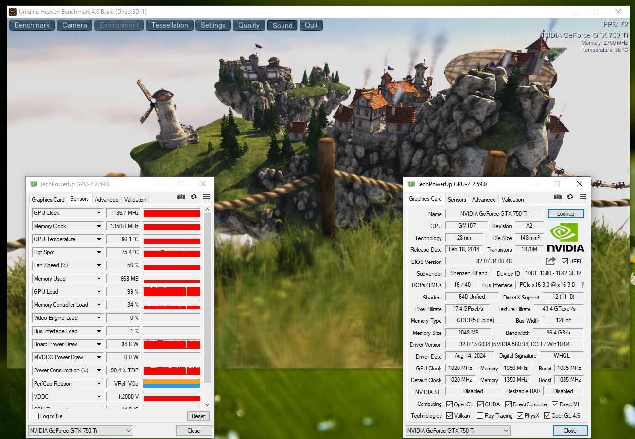 Karta graficzna GeForce GTX750 Ti 2GB GDDR5
