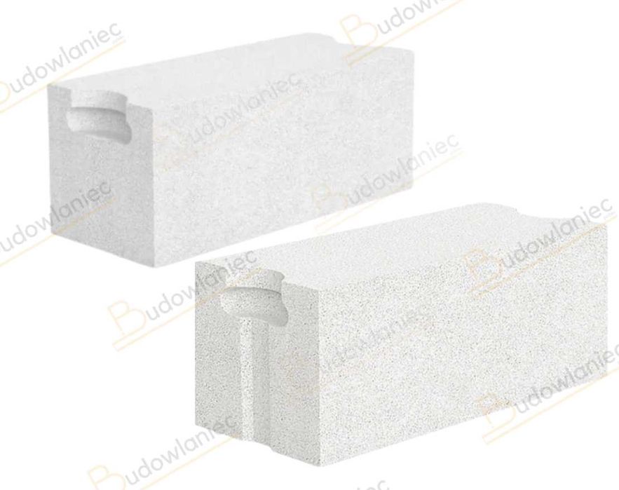 H+H PUSTAK Gazobeton beton komórkowy 24x59 kl 600 P+W transp+Andrychów