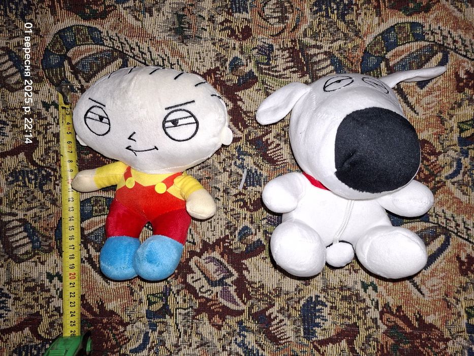 Гриффины Family guy Стьюи Брайан 20 см Гріфіни