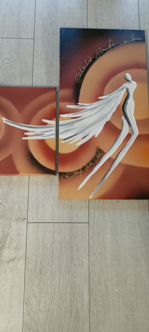 Obraz na płótnie anioły szczęścia