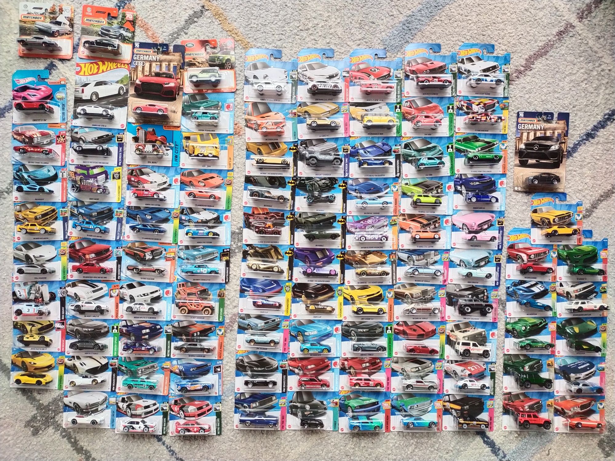 Modele hot wheels i matchbox