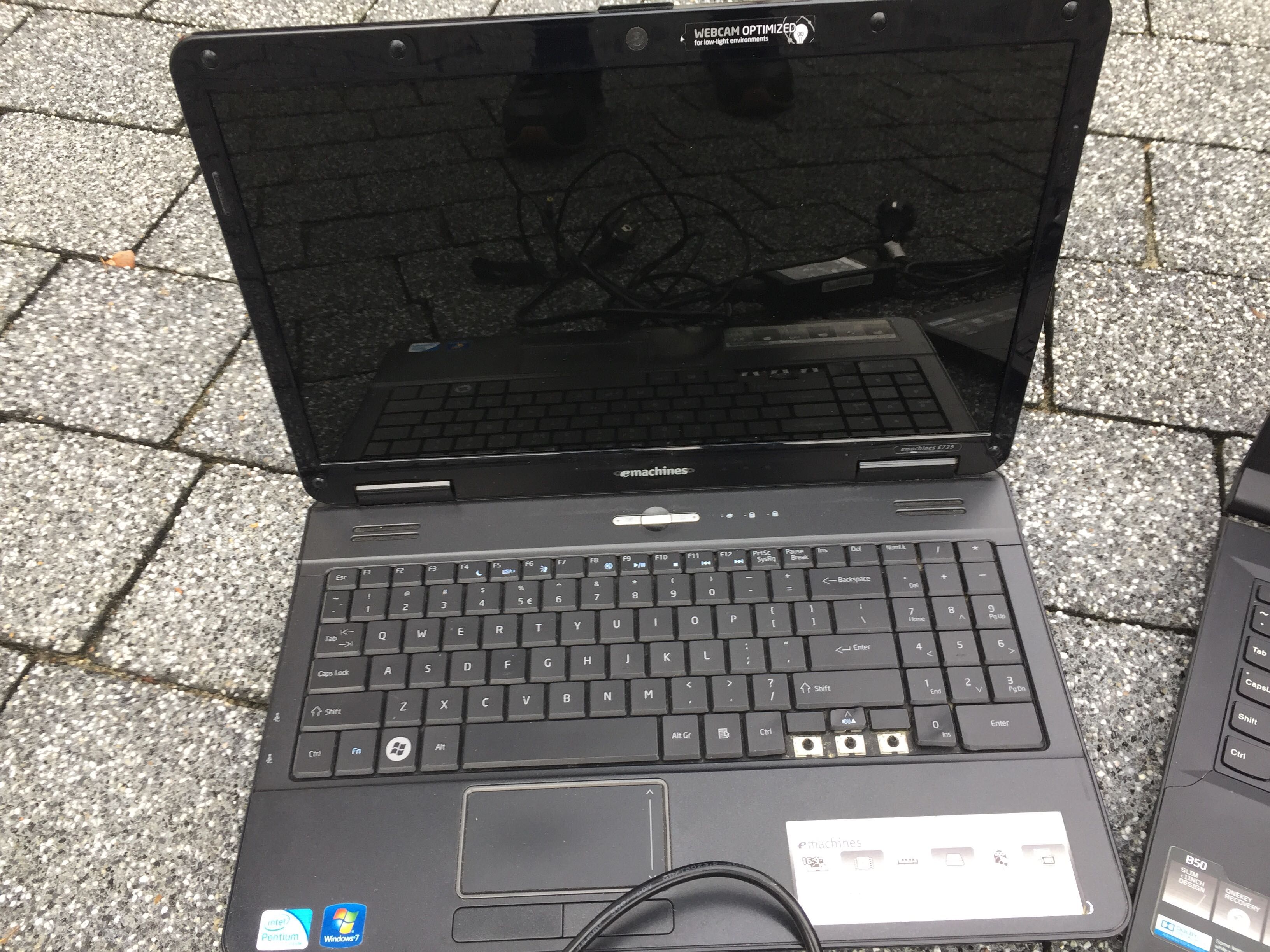 2 Laptopy - Lenovo Emachines Zasilacze - USZKODZONE - Kraków