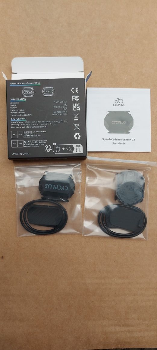 Czujnik kadencji prędkości wahoo garmin suunto polar bluetooth  ANT+