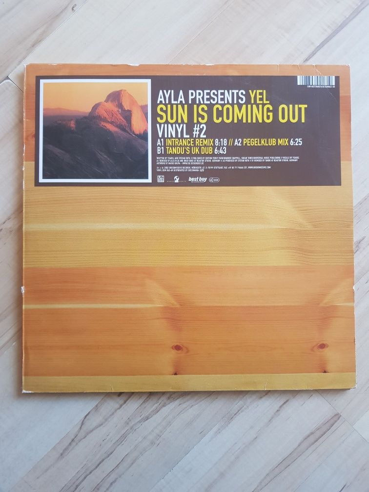 Ayla Presents Yel - Sun Is Coming Out  trance winyle
