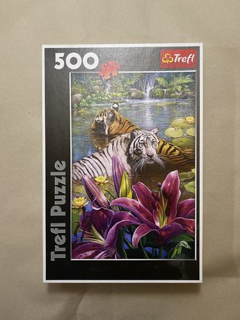 Пазл с тиграми на 500 элементов от Trefl Puzzle