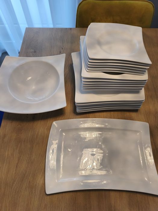 Veroni kolekcja Condor zastawa obiadowa kpl 20 szt. talerze salaterka