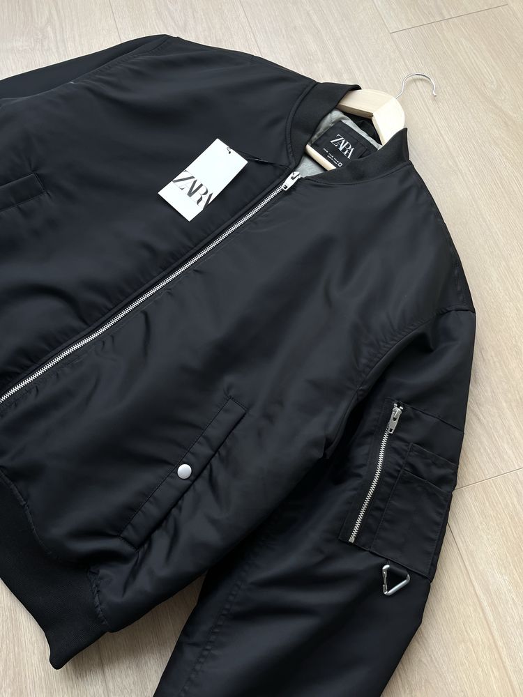 Бомбер Zara (M,L) Puffer MA-1 Bomber Оригінал Куртка Ветровка