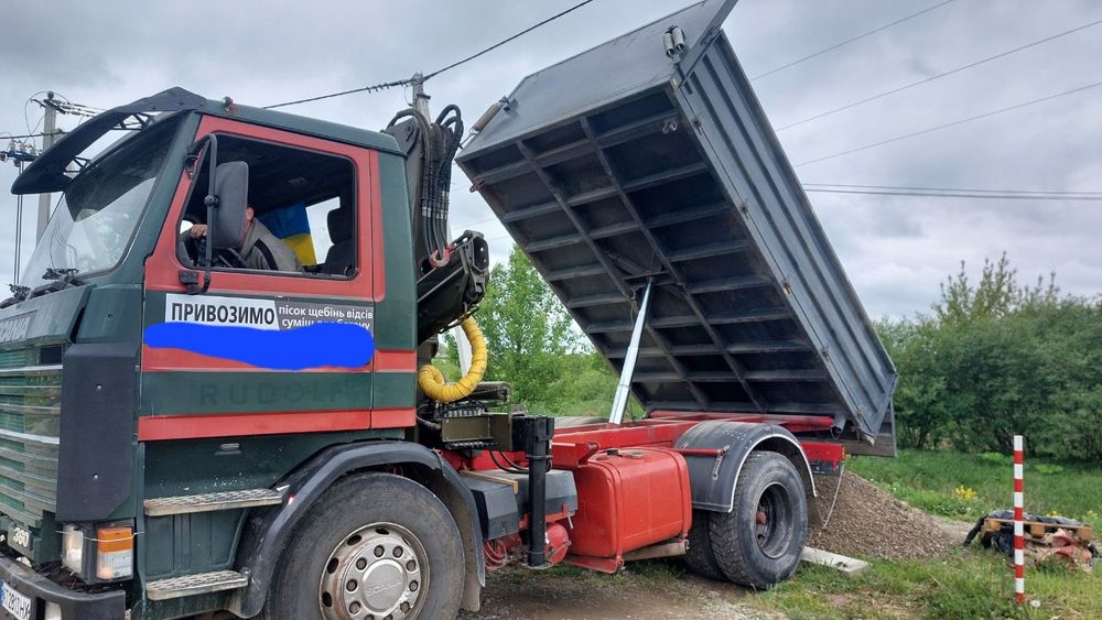Самоскид  маніпулятор Сканія 10тон Scania 113m 360 8 палет