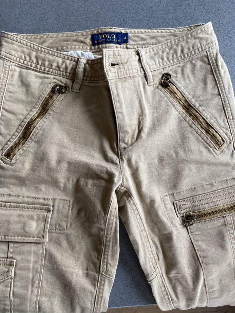 Spodnie jeans beż POLO RALPH LAUREN r.4