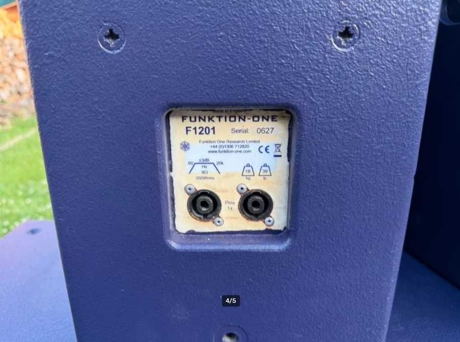 Funktion One 1 F1201 Kolumny 350 WATT 135db krystaliczny dźwięk  DOWÓZ