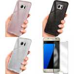 Etui Brokat Glitter do Samsung Galaxy S7 G930 + Szkło Hartowane