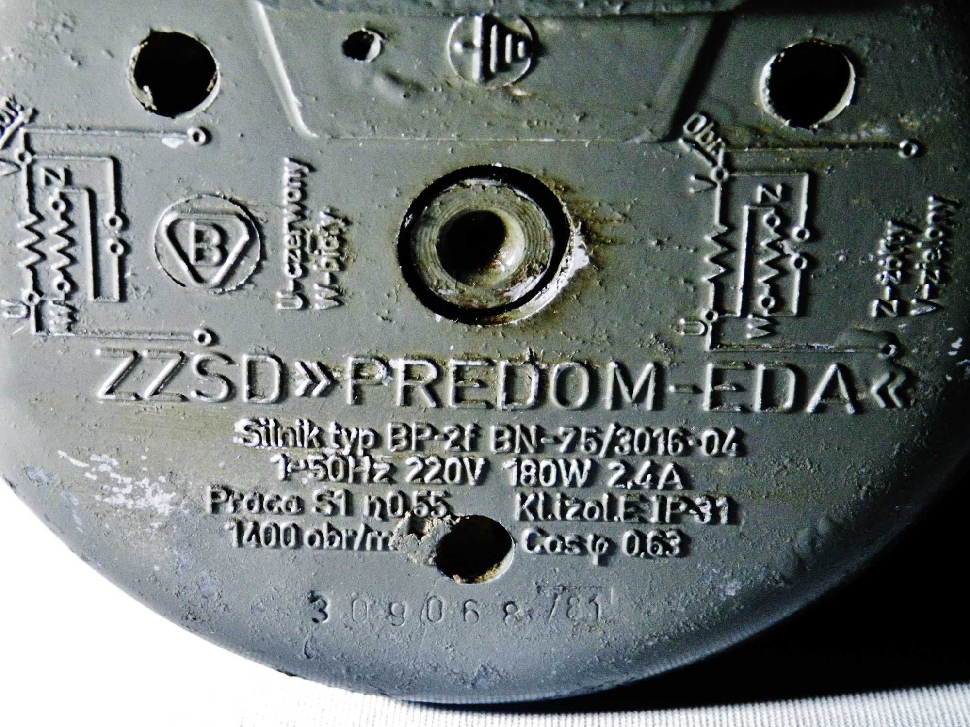 Silnik Predom - Eda BP-2f pralki Światowit M-3 z lat 80-tych