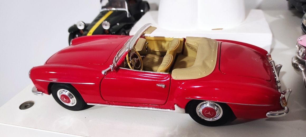 1/18 Mercedes 190 sl Maisto carro coleção miniatura