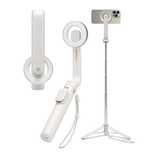 Spigen S571W Magsafe Bluetooth Selfie Stick Tripod Dune Beige