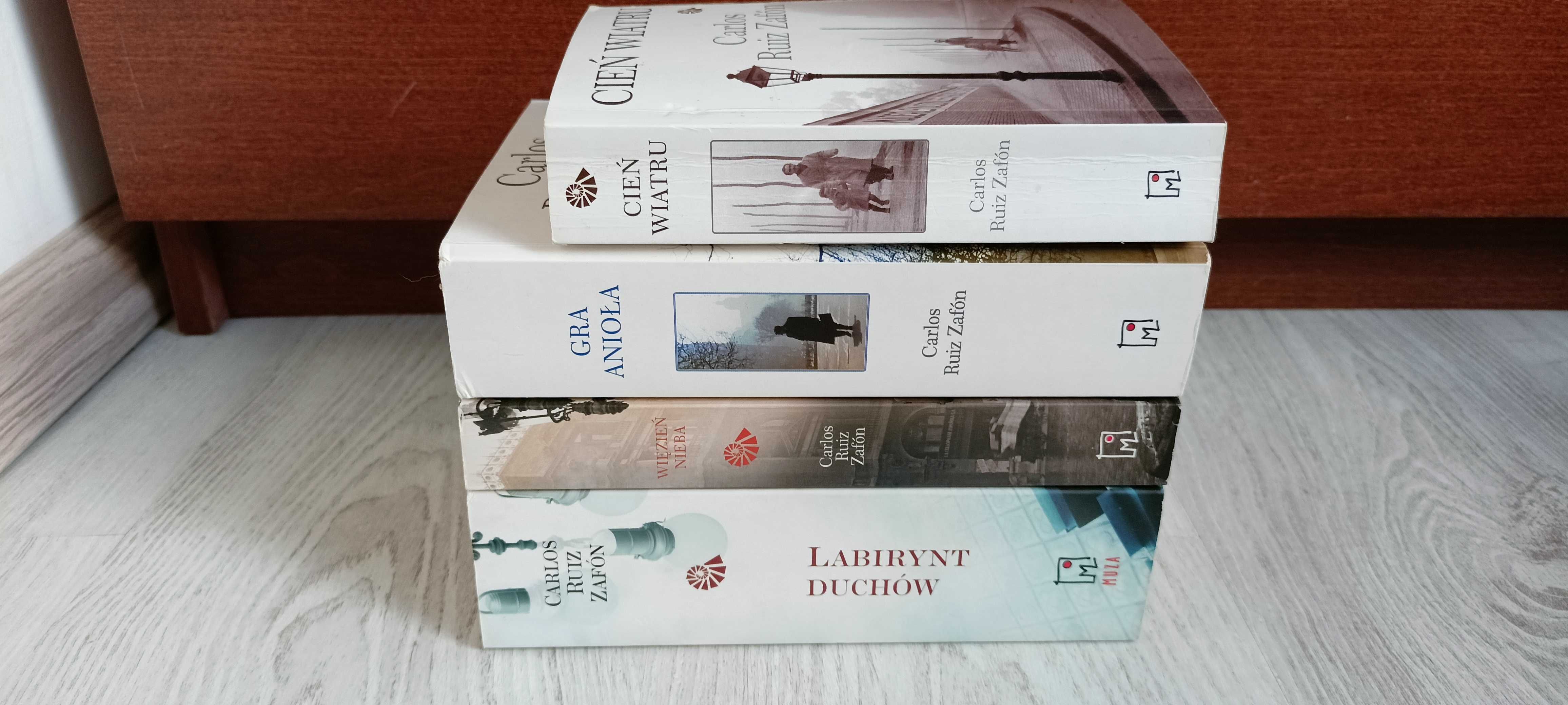 Carlos Ruiz Zafon Więzień nieba Cień wiatru Labirynt duchów Gra anioła