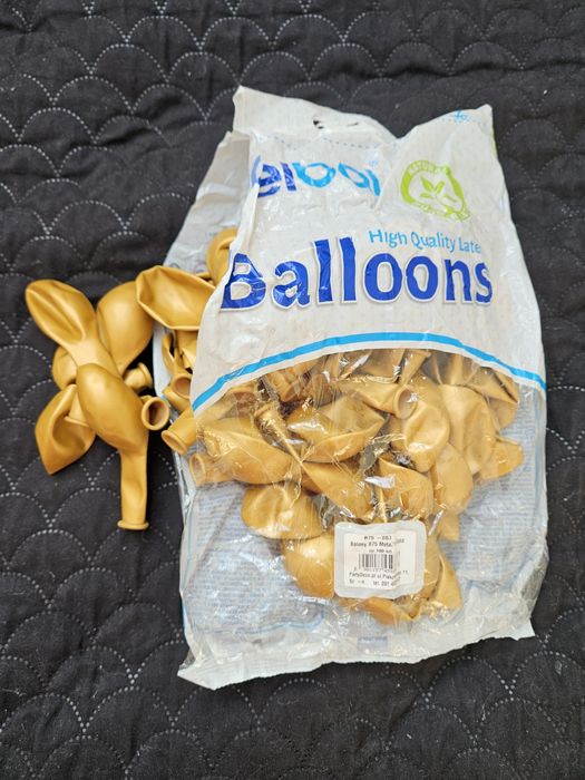 Balony belbal B75 Metallic Gold 75 szt
