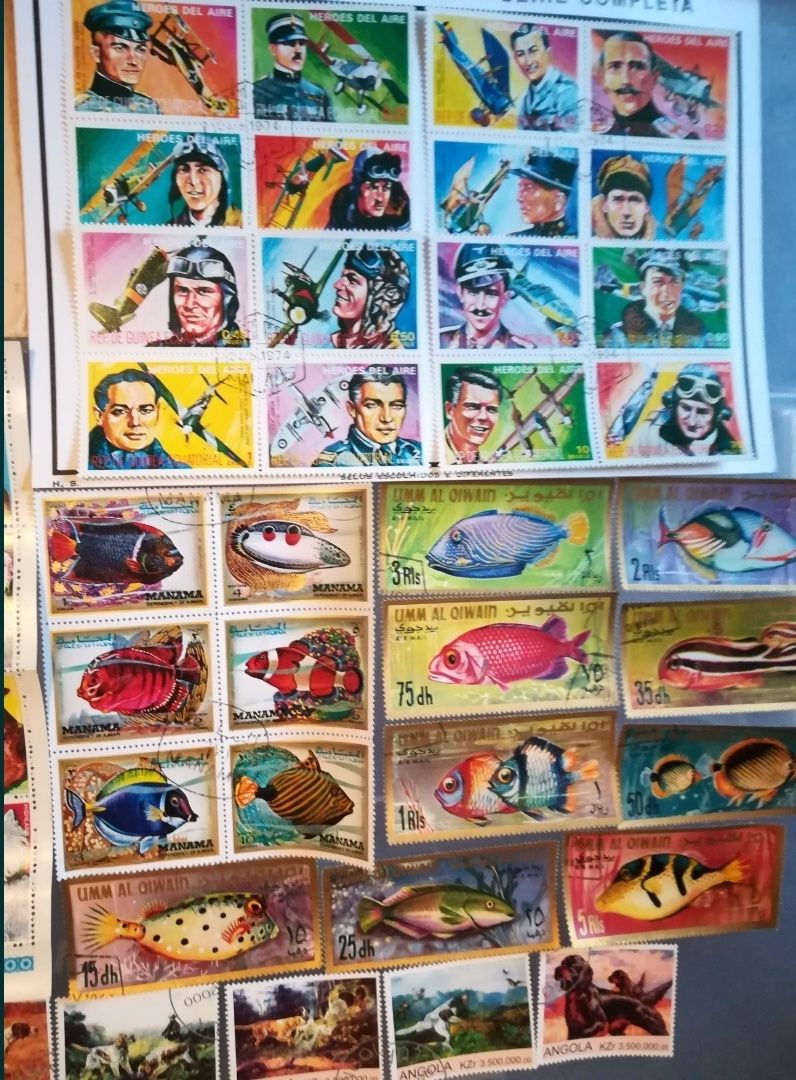 Selos para coleção