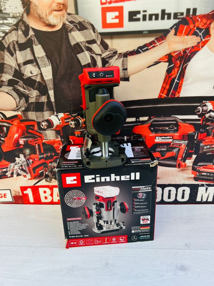 Акумуляторний безщітковий фрезер Einhell TP-RO 18 Set Li BL