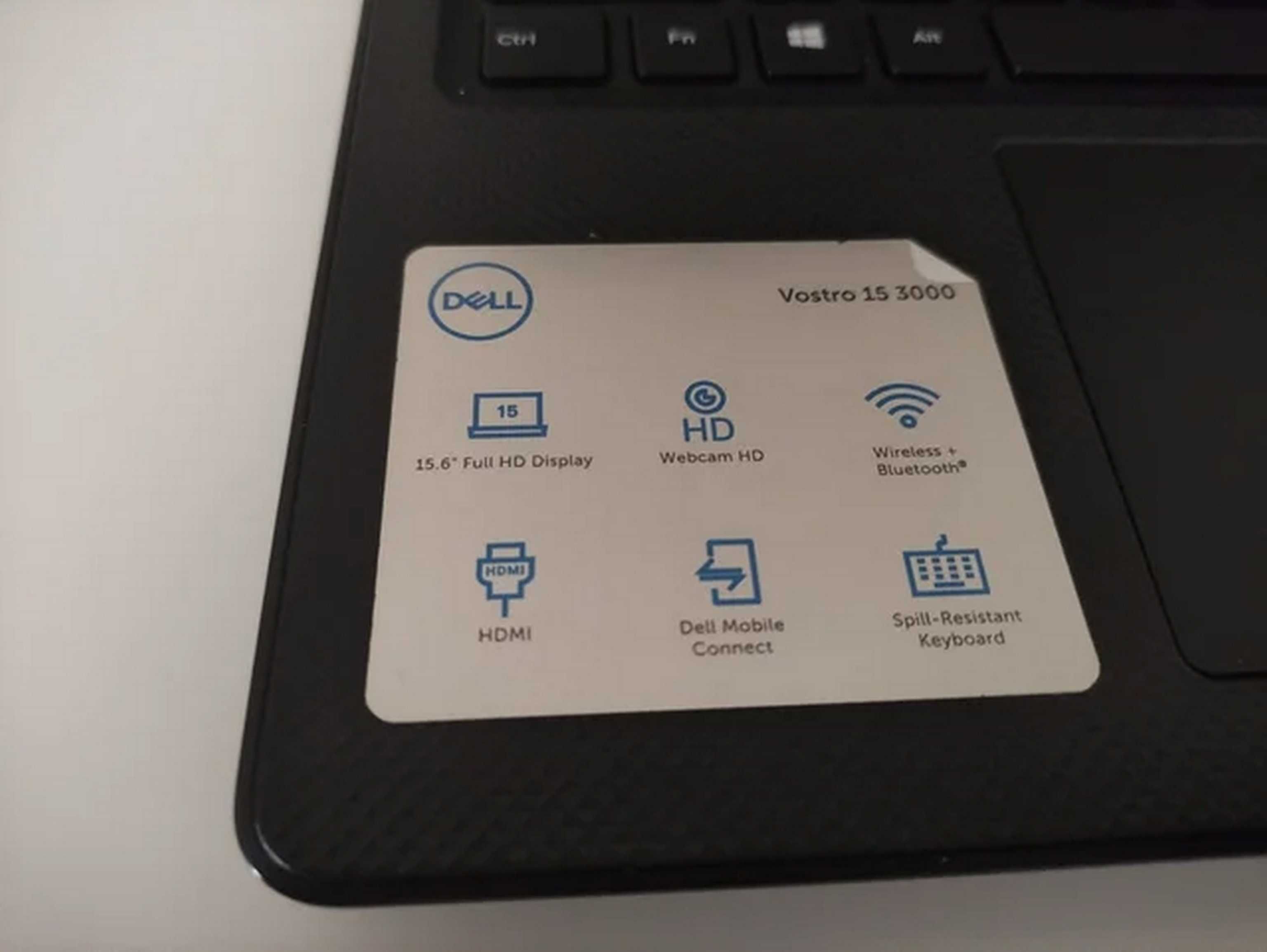 Dell Vostro 15.6" Octacore i5/8GB/256Nvme gama Profissional